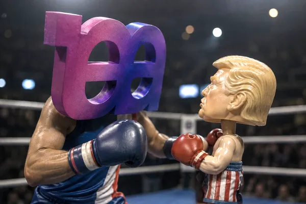 Magistrae au combat avec trump pour faire tomber l'impérialisme américain